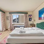 公寓 Stmoritz Center Vintage Terrace 180 Full View *