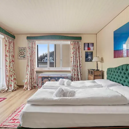 Apartamento Stmoritz Center Vintage Terrace 180 Full View *