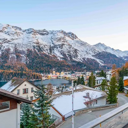 Stmoritz Center Vintage Terrace 180 Full View Apartmán Svatý Mořic