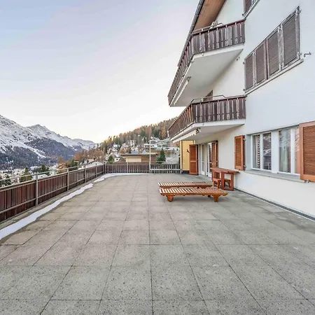 Stmoritz Center Vintage Terrace 180 Full View * Svatý Mořic