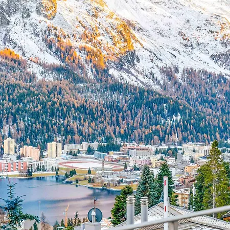 Stmoritz Center Vintage Terrace 180 Full View São Moritz