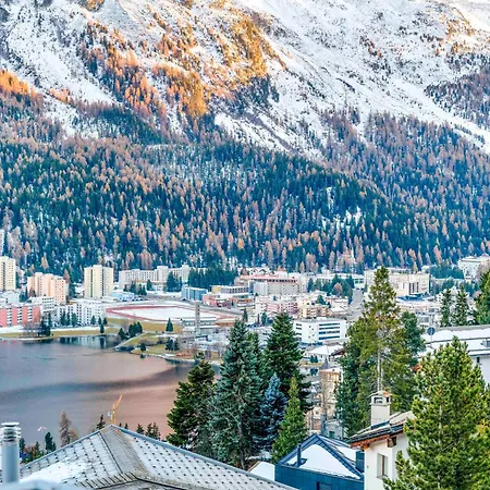 Stmoritz Center Vintage Terrace 180 Full View * São Moritz